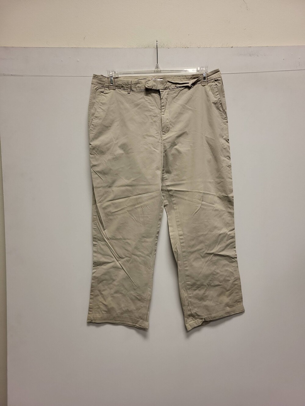 Old Navy Womens Capri Pants Size 18 Stretch Khaki Casual Trousers Ladies Bottoms